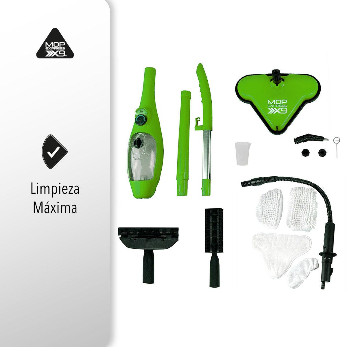 LIMPIADOR Y VAPORIZADOR COLOR VERDE