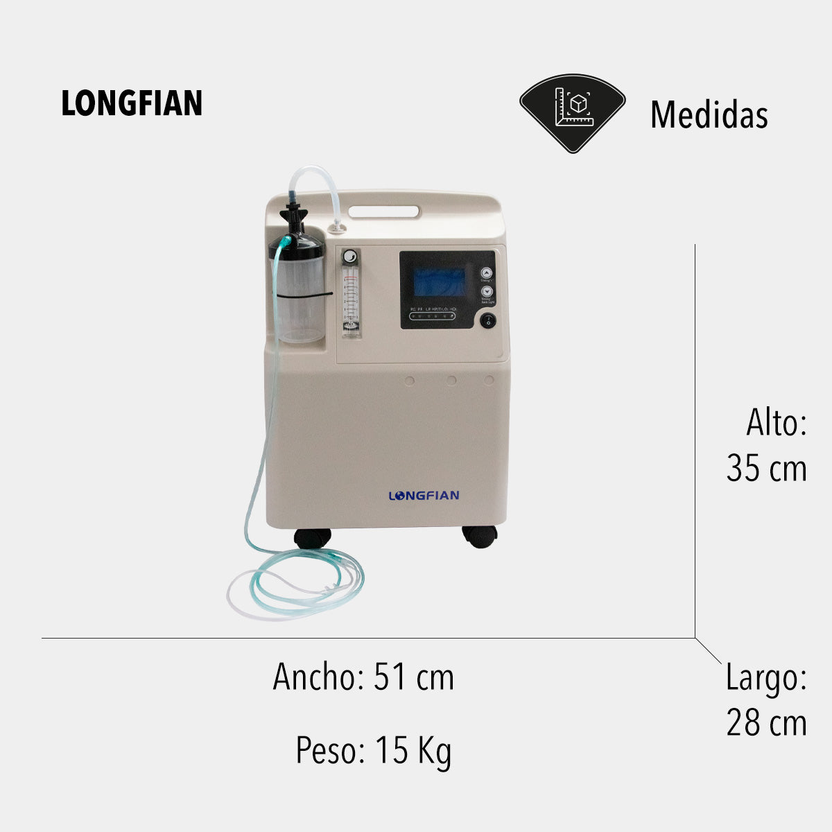 CONCENTRADOR DE OXÍGENO DE 5L (SALDOS)