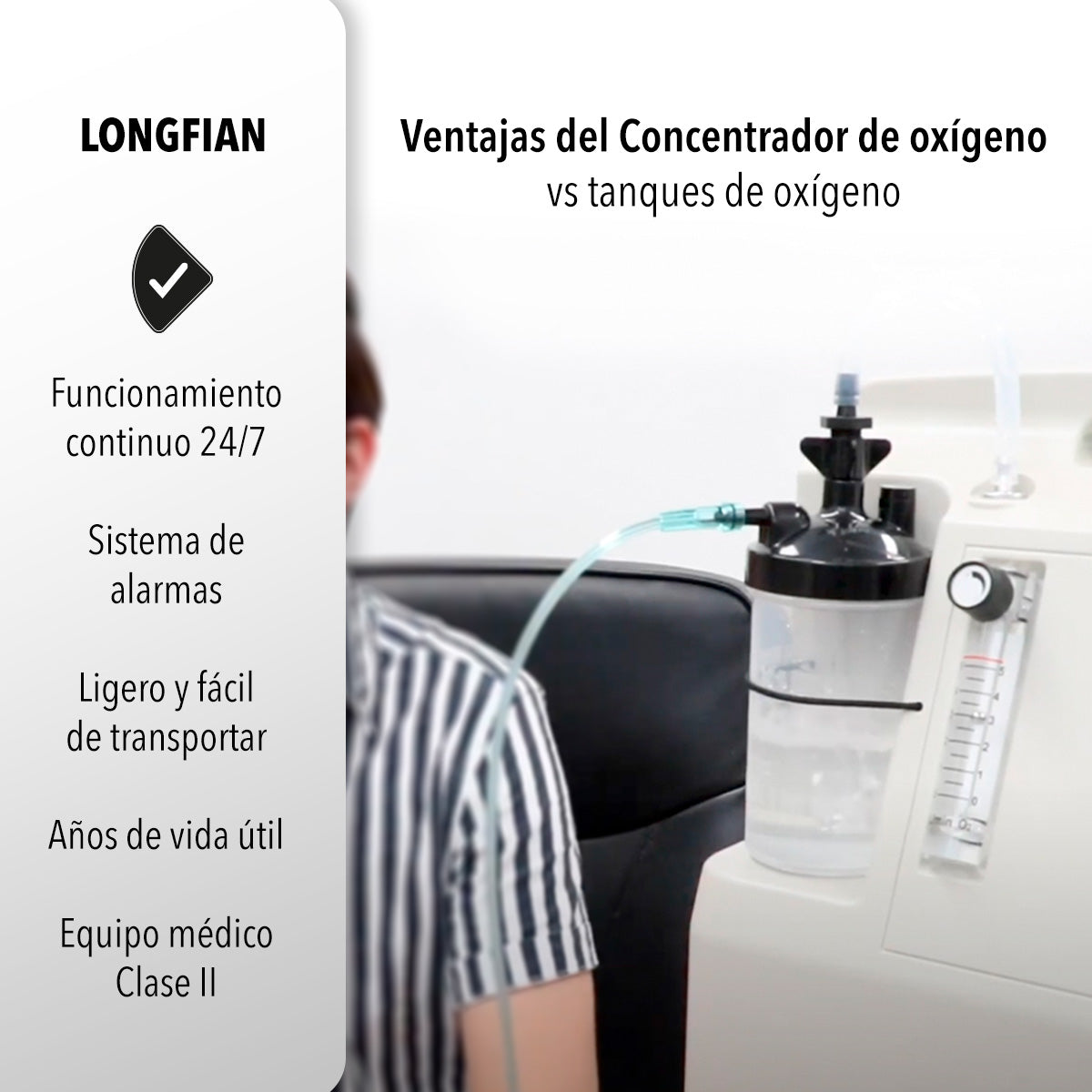CONCENTRADOR DE OXÍGENO DE 5L (SALDOS)