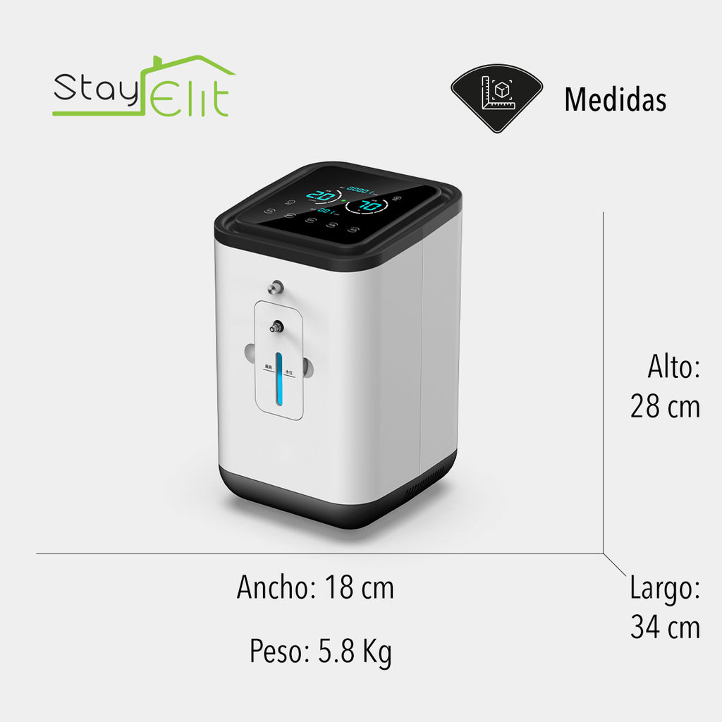CONCENTRADOR DE OXIGENO 7L