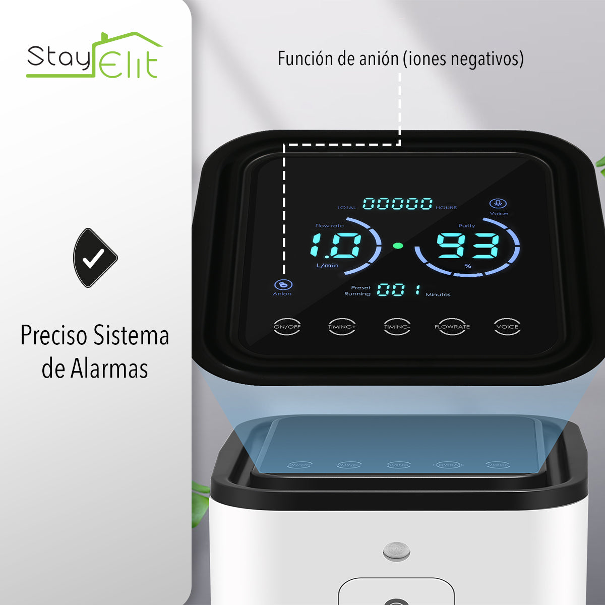 CONCENTRADOR DE OXIGENO 7L