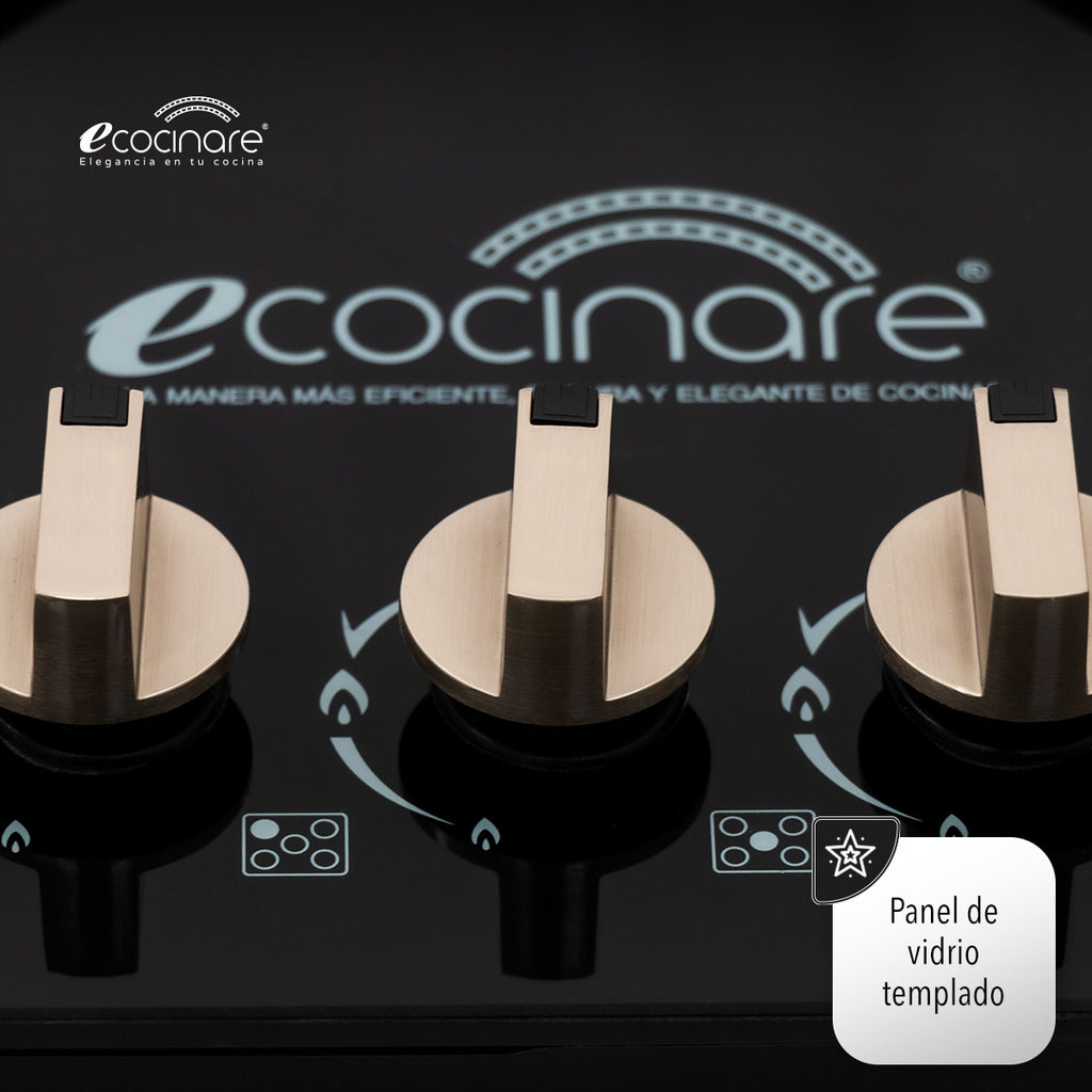 PARRILLA DE GAS EMPOTRABLE CON 5 QUEMADORES