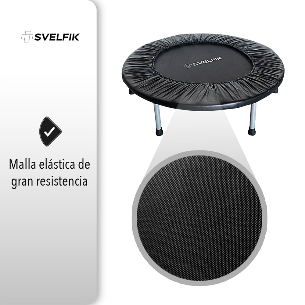 TRAMPOLÍN PARA EJERCICIO COLOR NEGRO