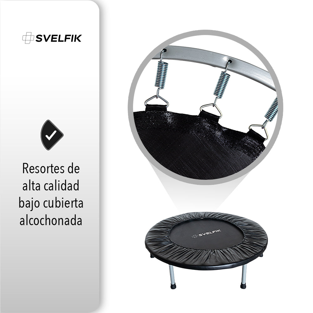 TRAMPOLÍN PARA EJERCICIO COLOR NEGRO