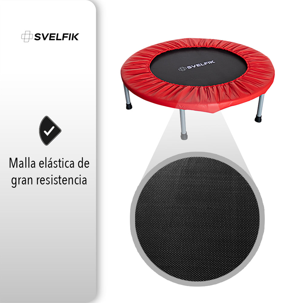 TRAMPOLÍN PARA EJERCICIO COLOR ROJO