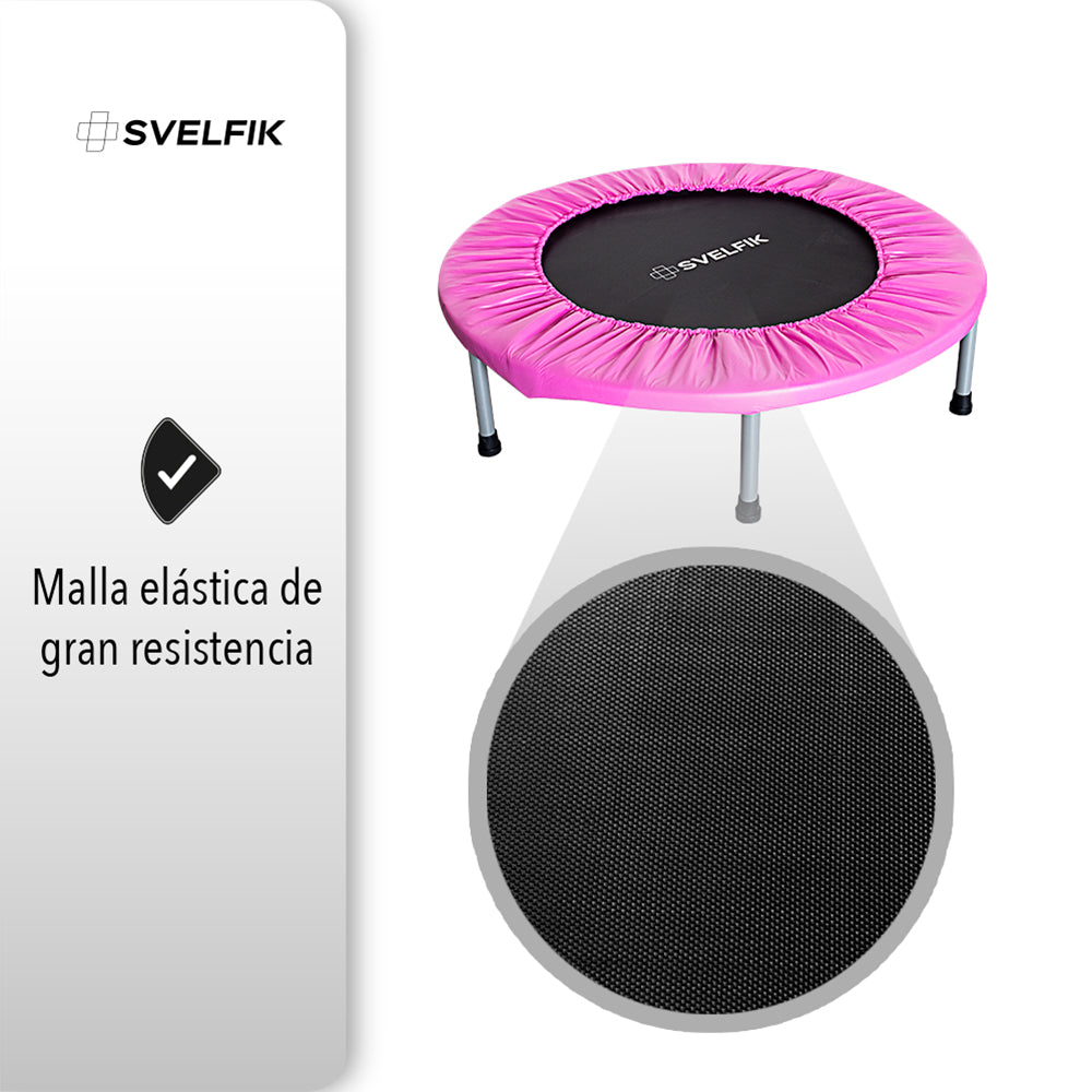 TRAMPOLÍN PARA EJERCICIO COLOR ROSA