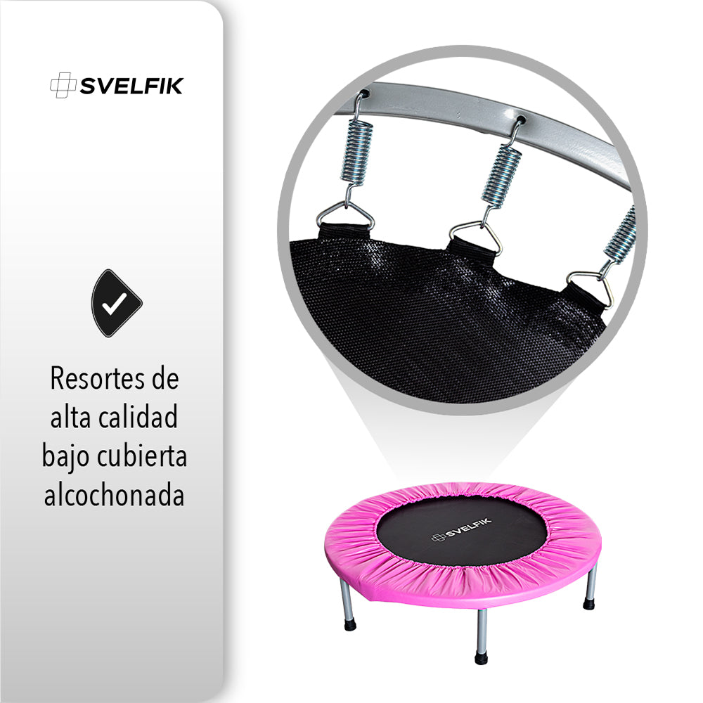 TRAMPOLÍN PARA EJERCICIO COLOR ROSA