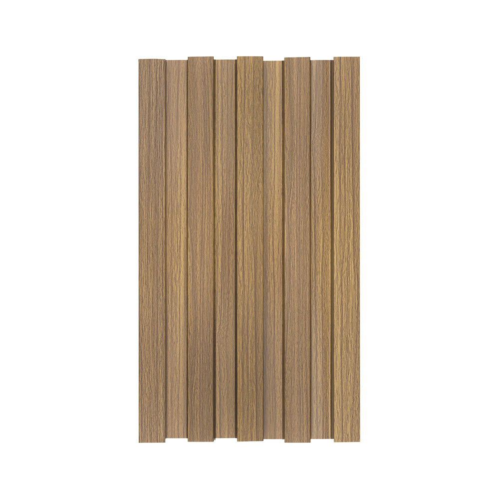 LAMBRIN DECORATIVO PREMIUM 3.4 M² 10 PZAS ESTILO MADERA COLOR CAFÉ CLARO