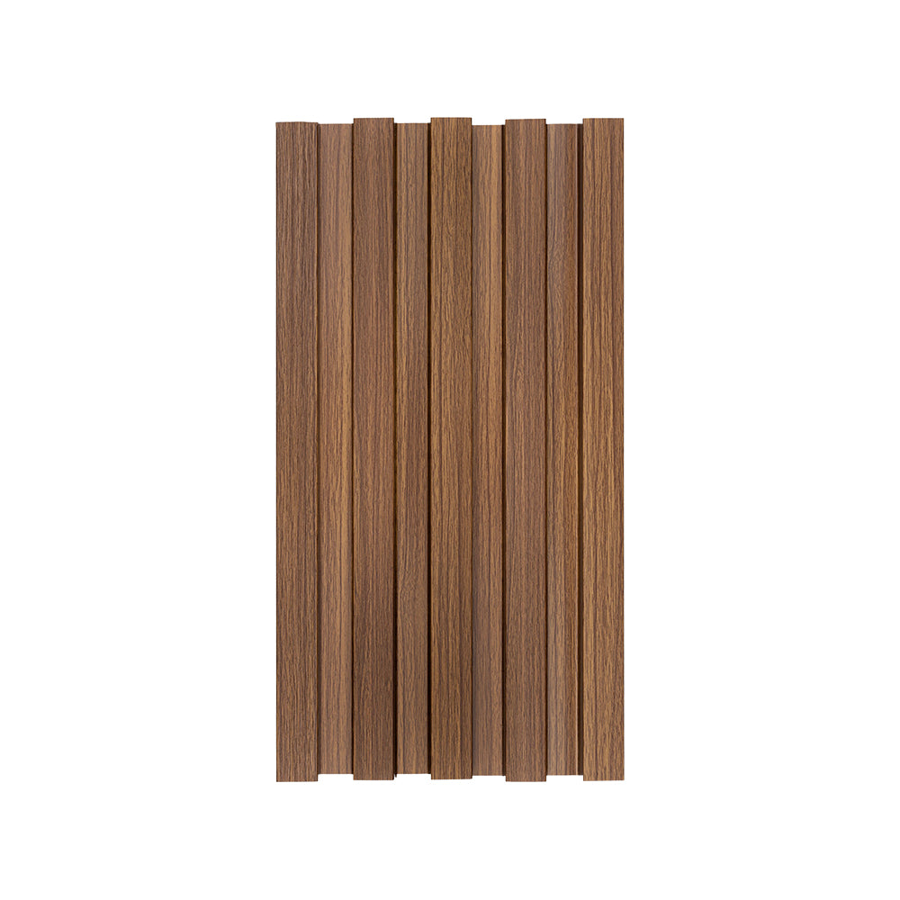 LAMBRIN DECORATIVO PREMIUM 3.4 M² 10 PZAS ESTILO MADERA COLOR CAFÉ OSCURO