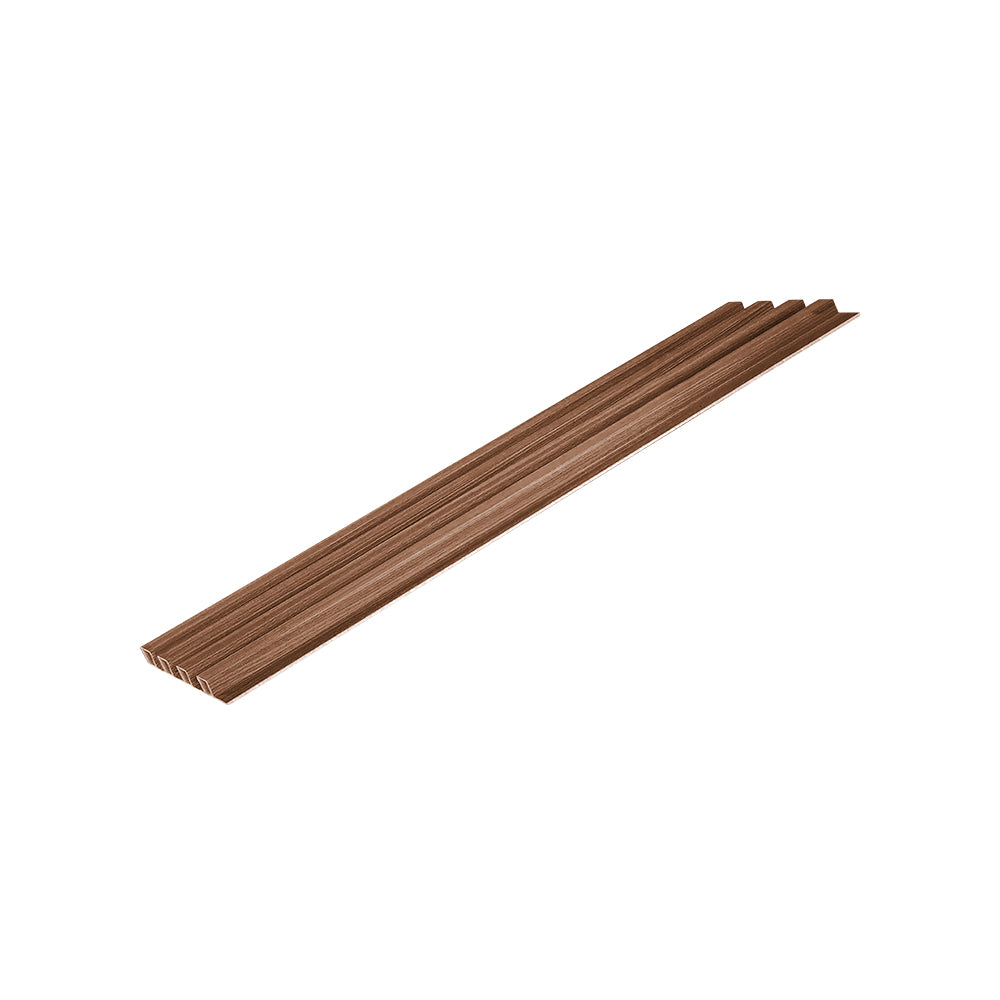 LAMBRIN DECORATIVO PREMIUM 3.4 M² 10 PZAS ESTILO MADERA COLOR CAFÉ OSCURO