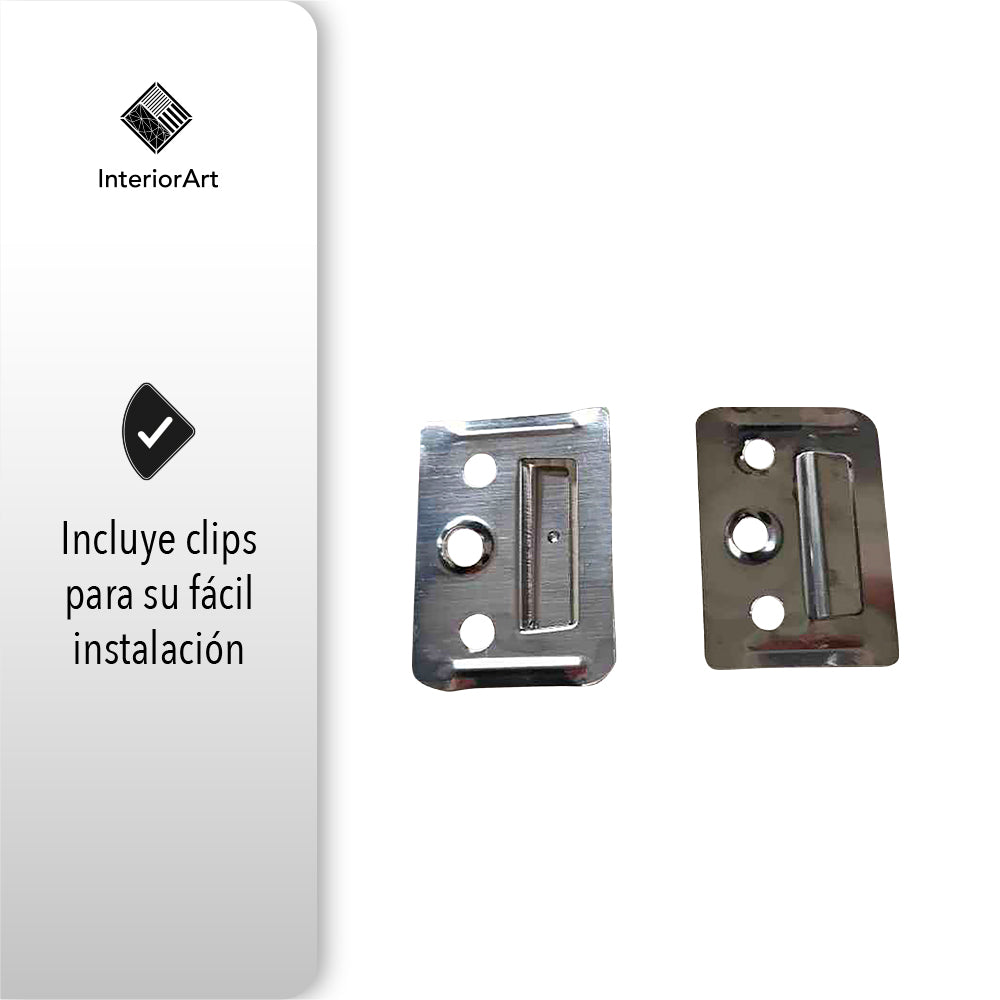 LAMBRIN DECORATIVO PREMIUM 3.4 M² 10 PZAS ESTILO MADERA COLOR GRIS