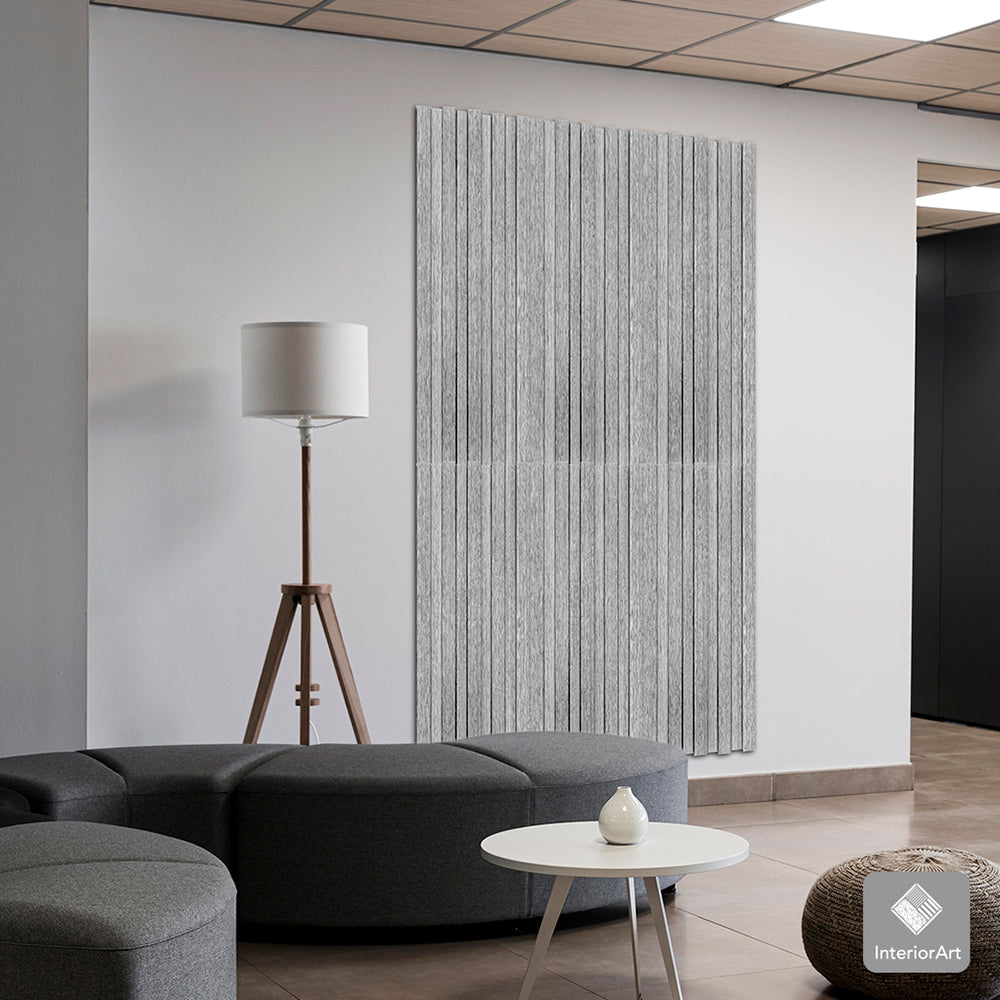 LAMBRIN DECORATIVO PREMIUM 3.4 M² 10 PZAS ESTILO MADERA COLOR GRIS