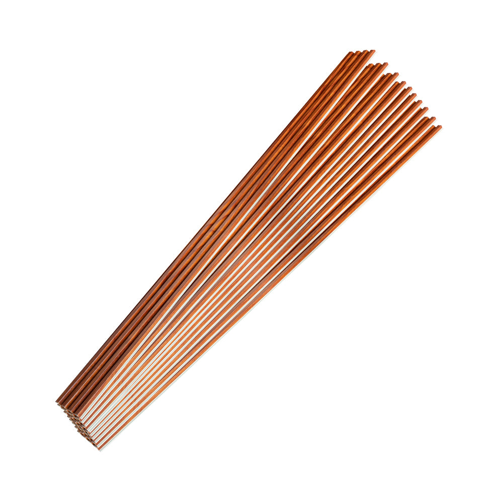 Lambrín Decorativo Premium 3.1 M² 10 PZAS Estilo Madera Color Café Oscuro