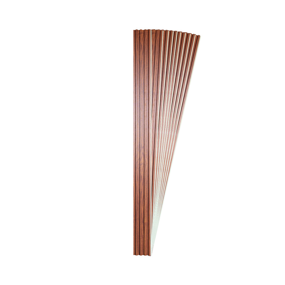 Lambrín Decorativo Premium 3.1 M² 10 PZAS Estilo Madera Color Café Oscuro