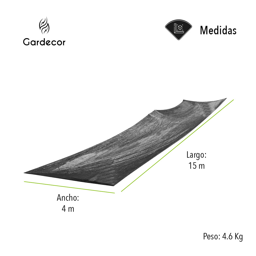 MALLA PARA SOMBRA 4M X 15M