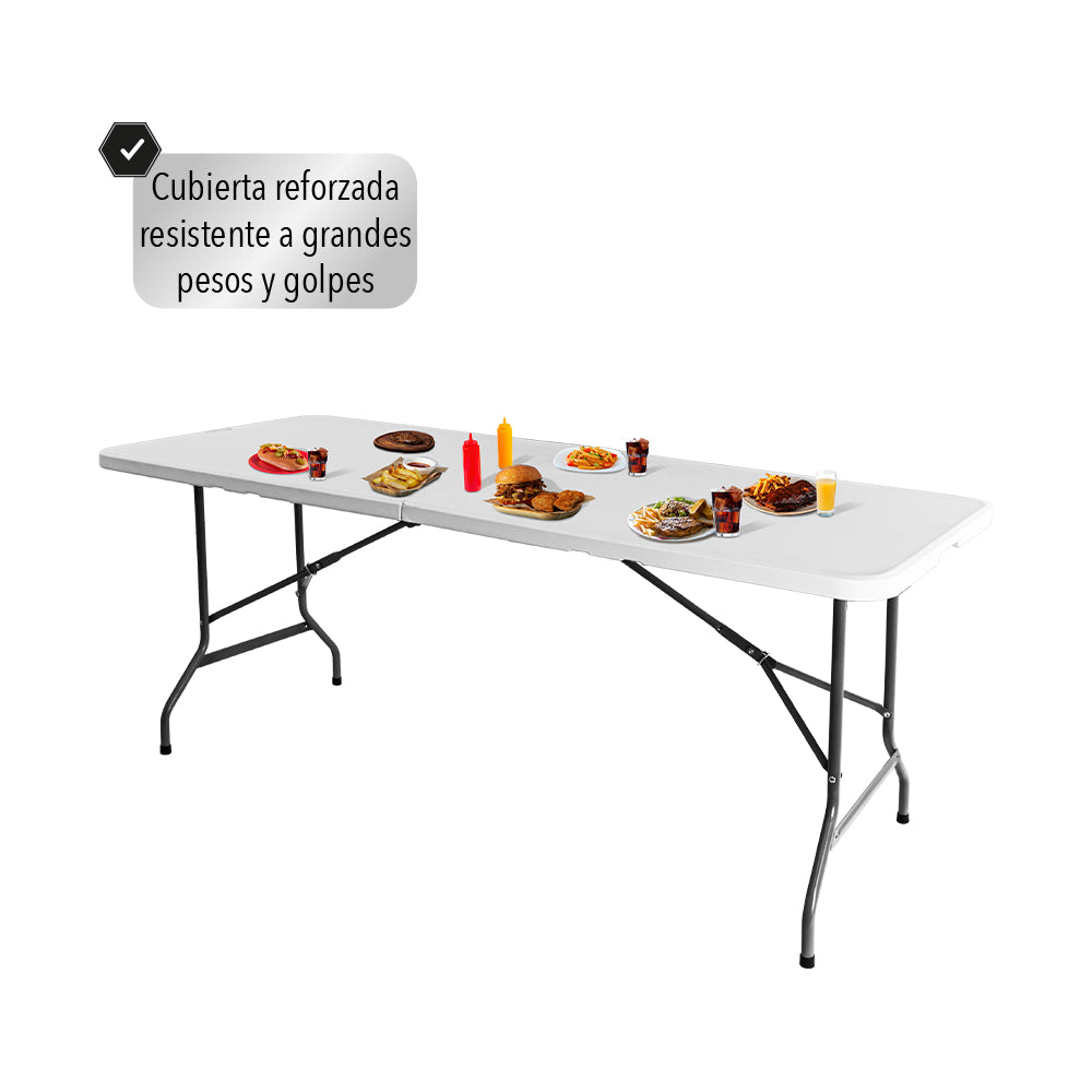 Mesa Plegable Tipo Portafolio de 1.80 M