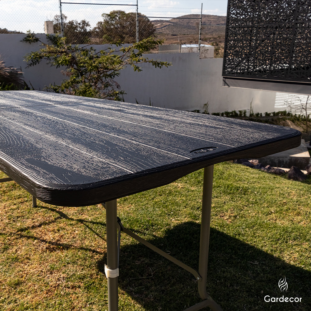 MESA PORTAFOLIO ESTILO MADERA 1.8M