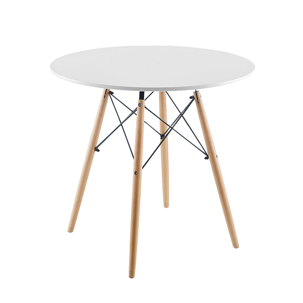 MESA TIPO EAMES 80 CM COLOR BLANCO