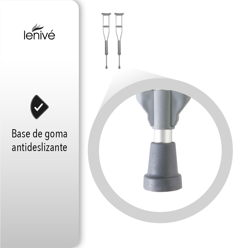 MULETAS AUXILIARES DE ALUMINIO AJUSTABLES MEDIANAS