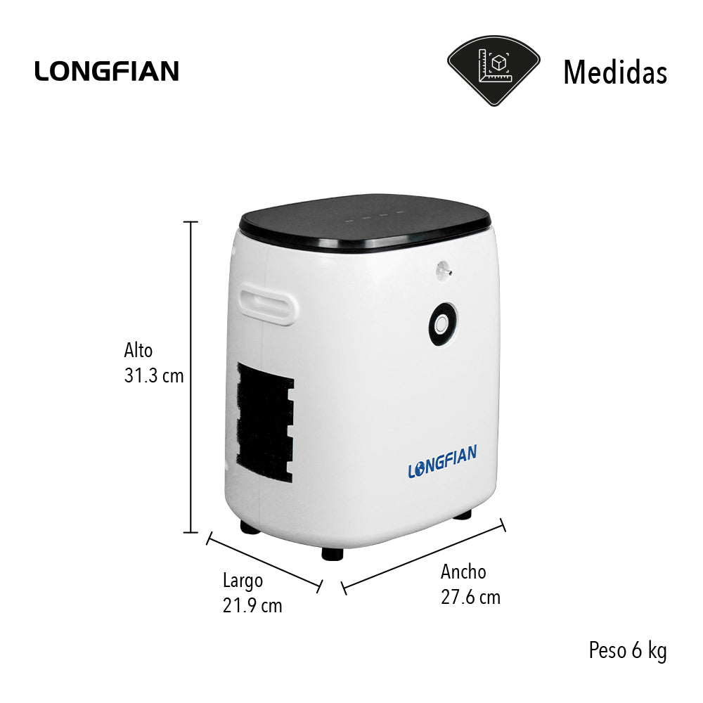 CONCENTRADOR DE OXÍGENO MÉDICO 7L