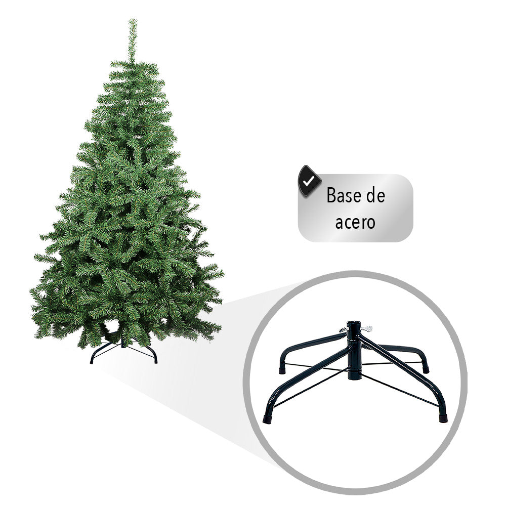 Árbol Artificial De Navidad Verde 1.90 M