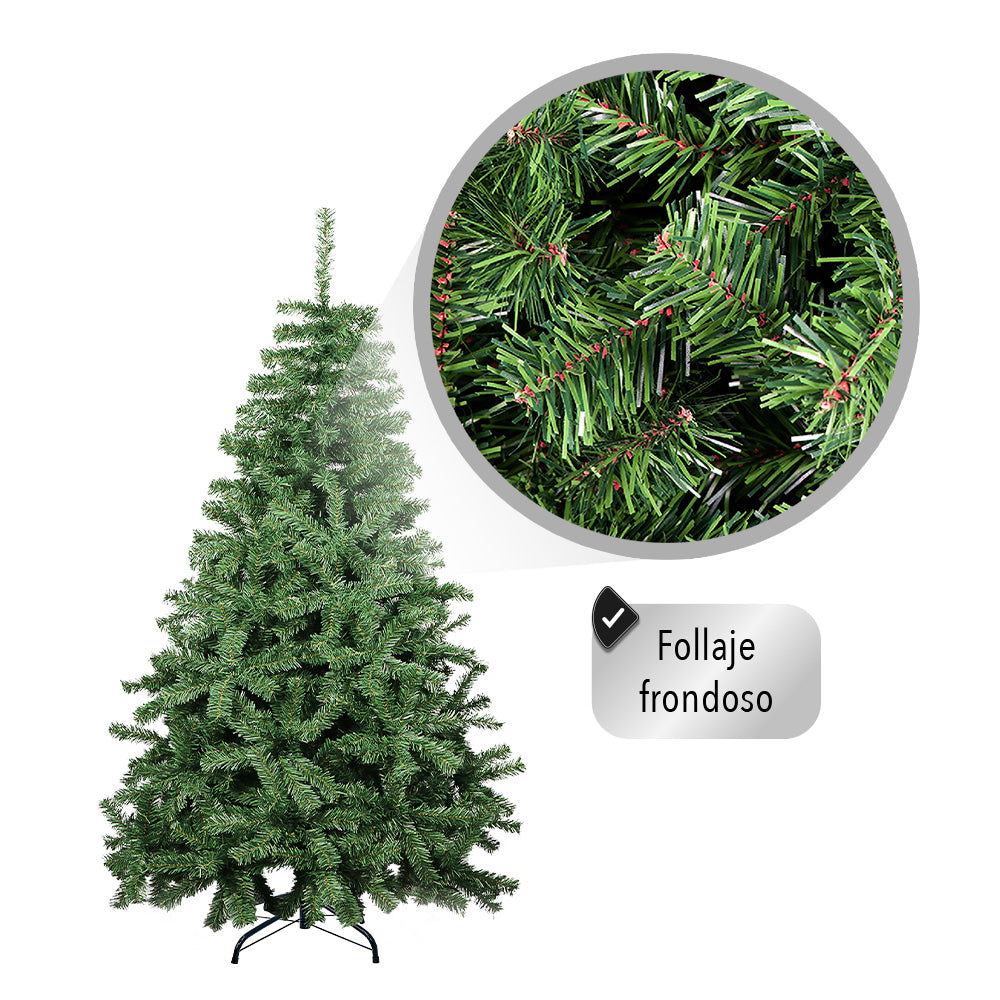 Árbol Artificial De Navidad Verde 1.90 M