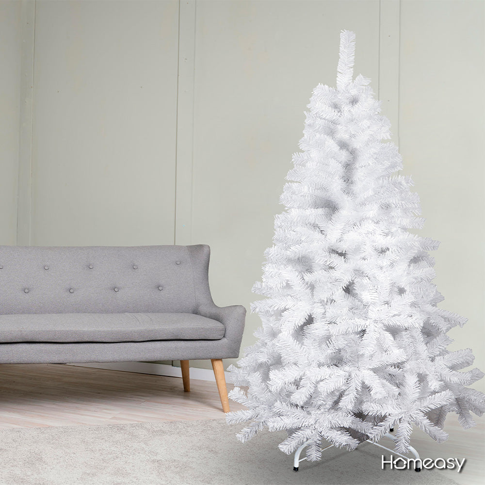 ARBOL ARTIFICIAL DE NAVIDAD BLANCO 1.90 MTS
