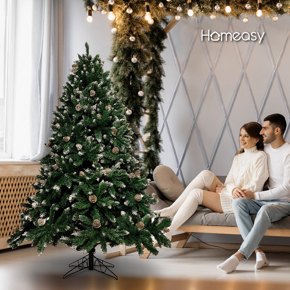 Árbol Artificial De Navidad Con Luces LED 2.10 M