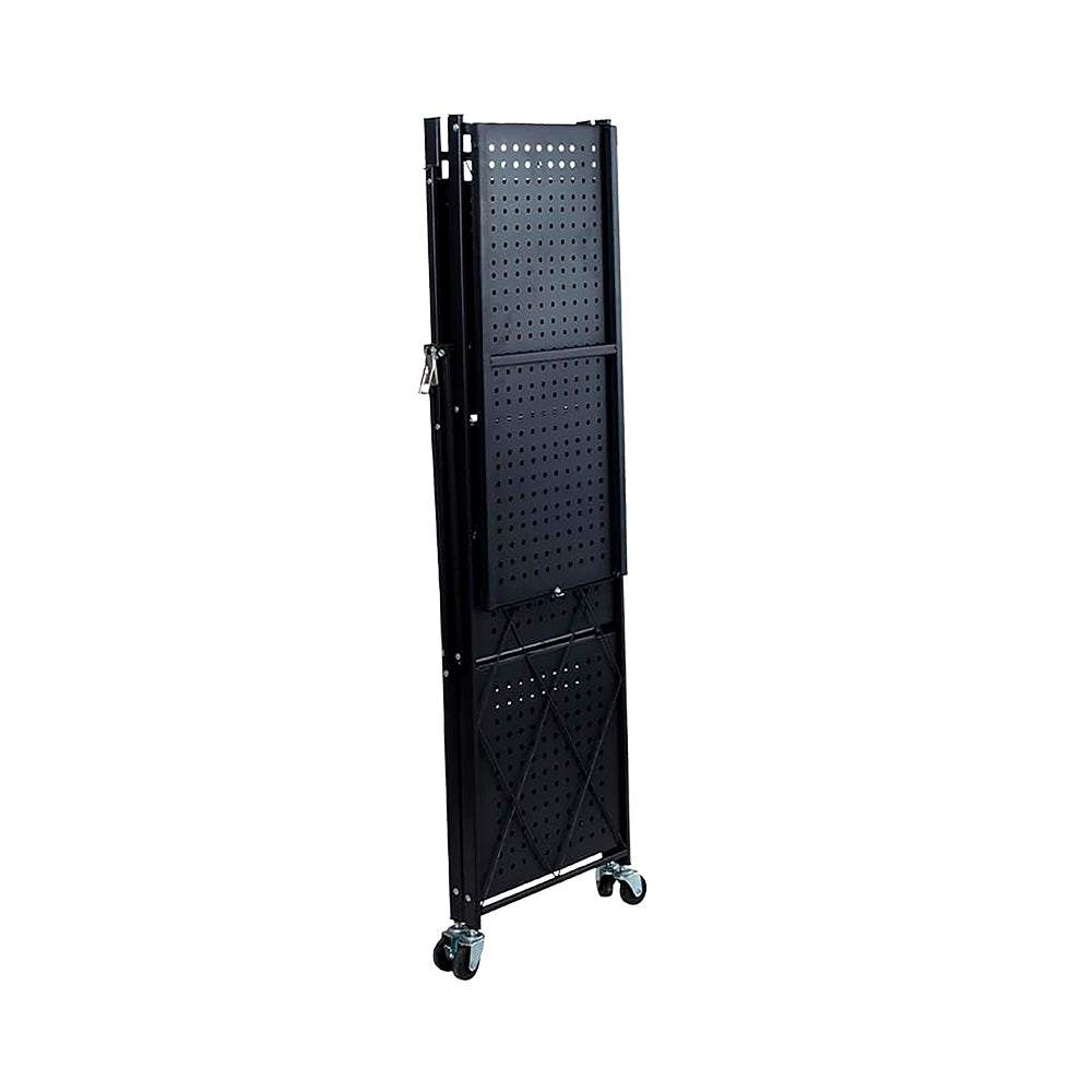 ESTANTE ANAQUEL ORGANIZADOR PLEGABLE METÁLICO DE 4 NIVELES