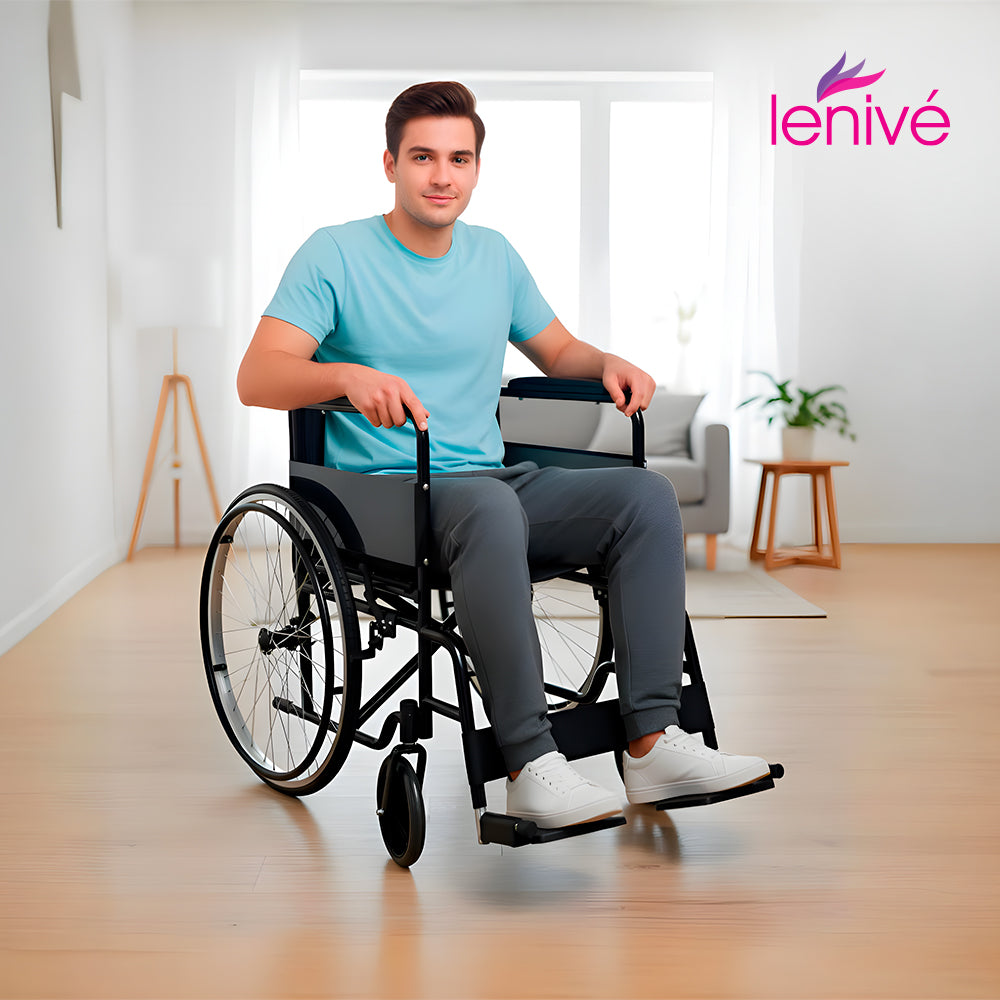 SILLA DE RUEDAS ERGONÓMICA PLEGABLE (SALDOS)