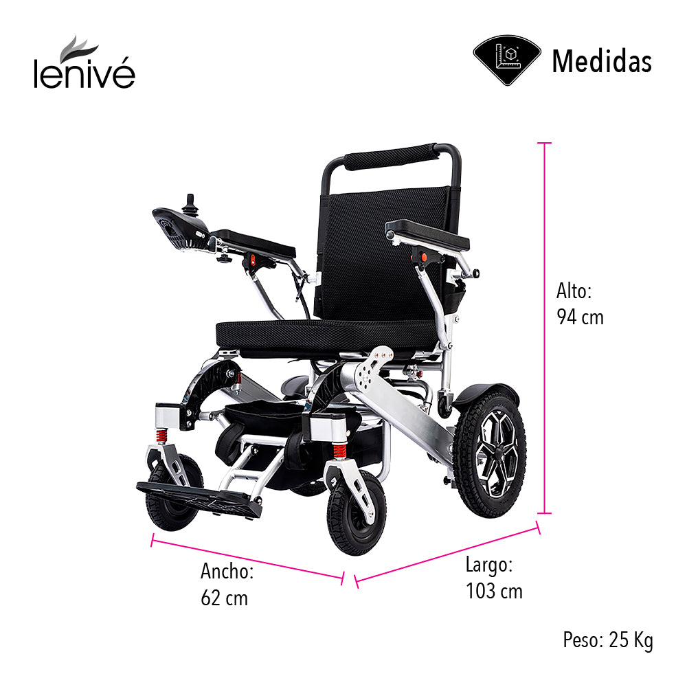 SILLA DE RUEDAS ELÉCTRICA CAPACIDAD 20 KM (SALDOS)