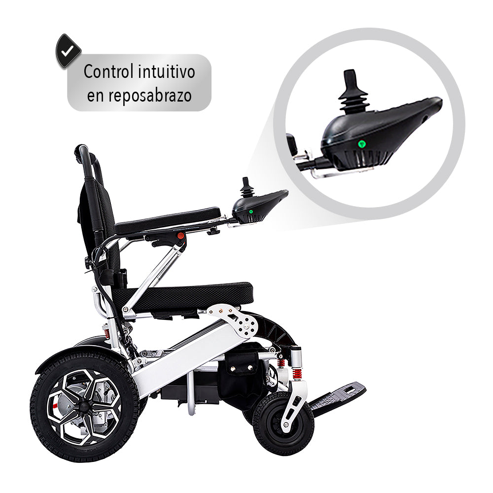SILLA DE RUEDAS ELÉCTRICA CAPACIDAD 20 KM (SALDOS)