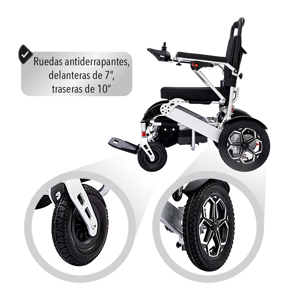 SILLA DE RUEDAS ELÉCTRICA CAPACIDAD 20 KM (SALDOS)