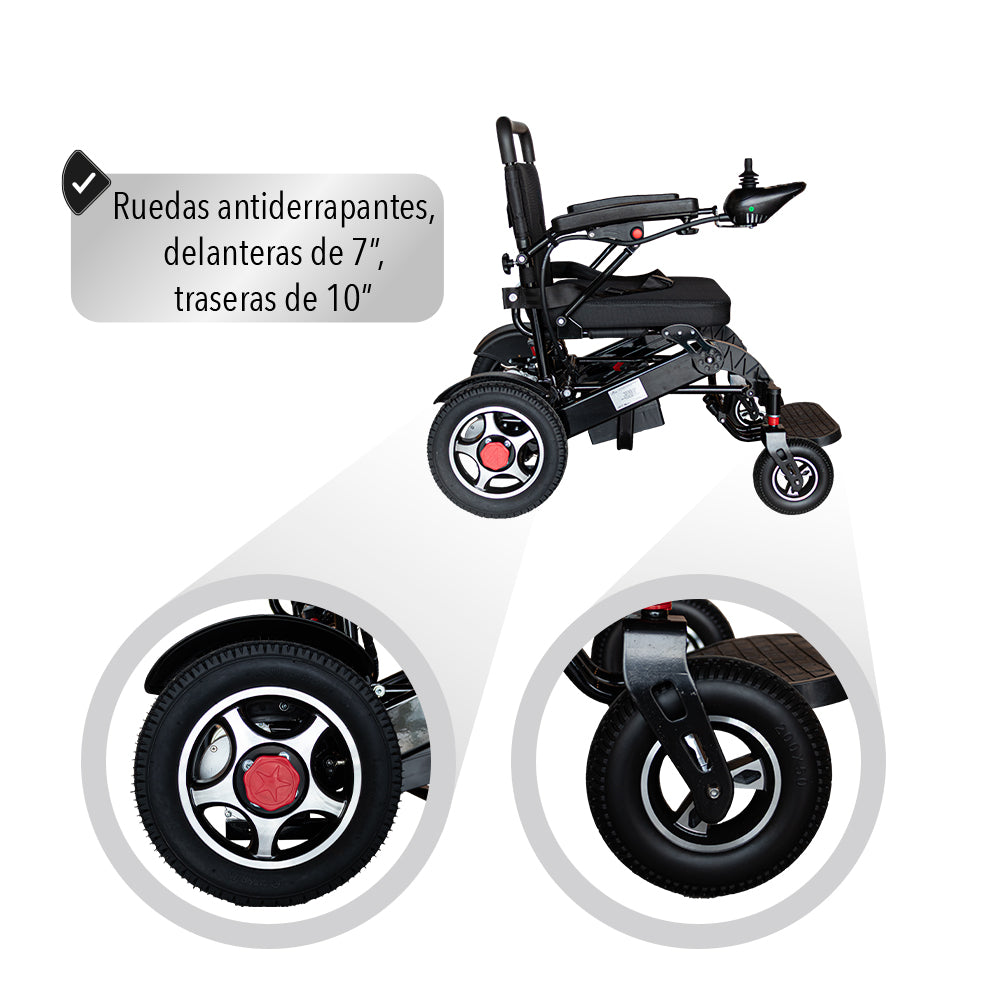 SILLA DE RUEDAS ELÉCTRICA CAPACIDAD 20 KM