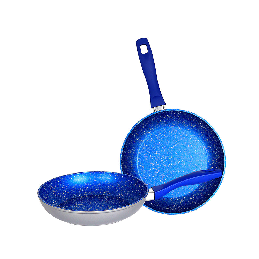JUEGO DE 2 SARTENES CON RECUBRIMIENTO DE ZAFIRO 20, 24 CM