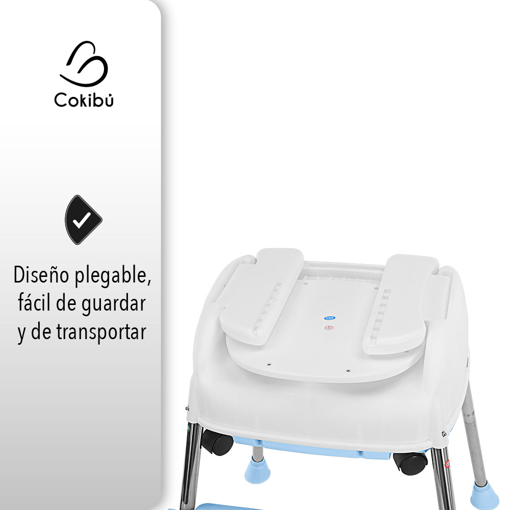 SILLA DE BEBÉ PARA COMER 3 EN 1 COLOR AZUL (SALDOS)