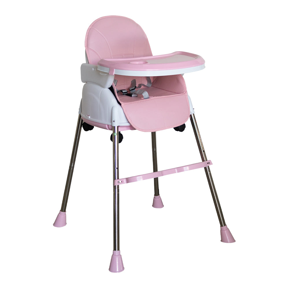 SILLA DE BEBÉ PARA COMER 3 EN 1 COLOR ROSA (SALDOS)