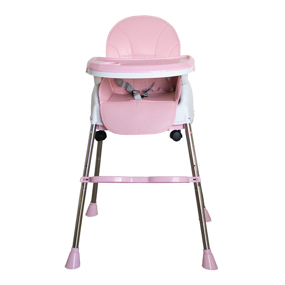 SILLA DE BEBÉ PARA COMER 3 EN 1 COLOR ROSA (SALDOS)