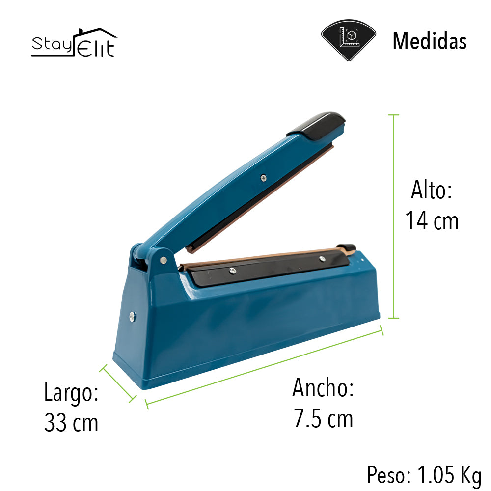 MÁQUINA TÉRMICA SELLADORA DE BOLSAS 20CM