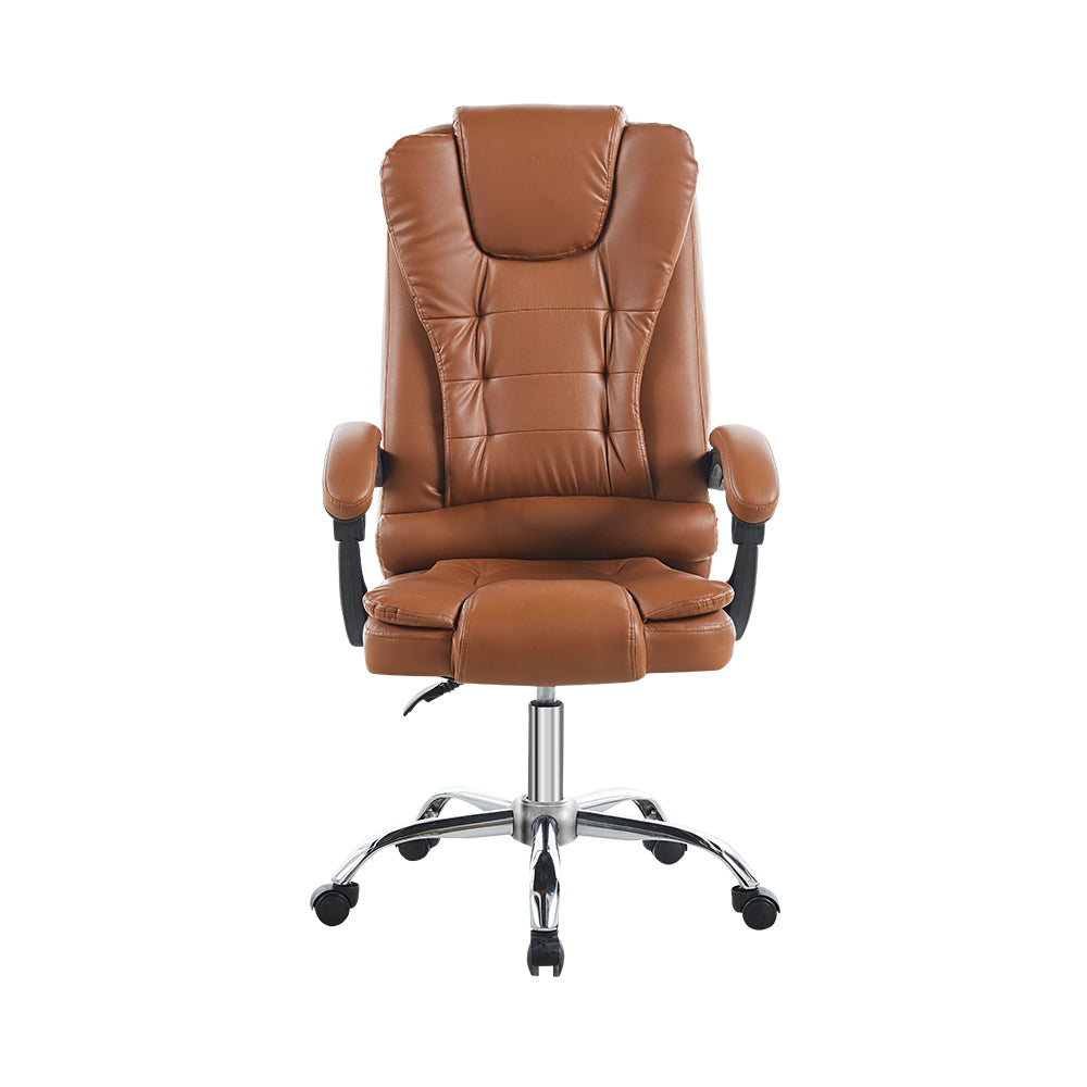 SILLA EJECUTIVA PREMIUM COLOR CAFÉ