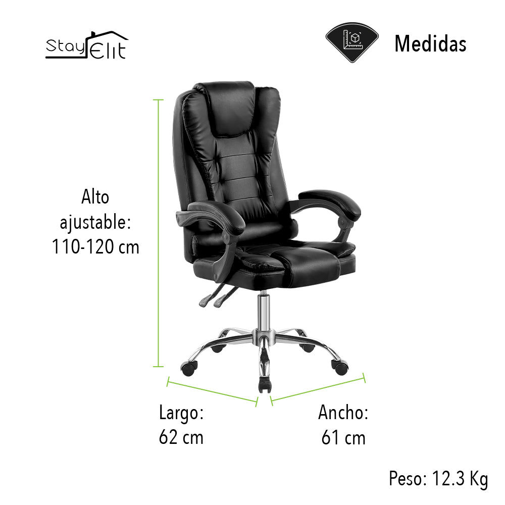 Silla Ejecutiva Premium Color Negro