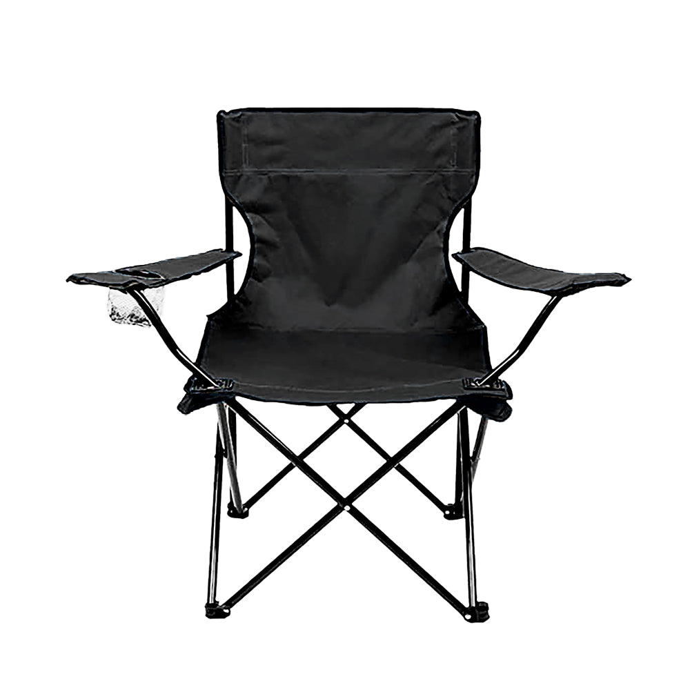 SILLA PLEGABLE DE CAMPISMO COLOR NEGRO