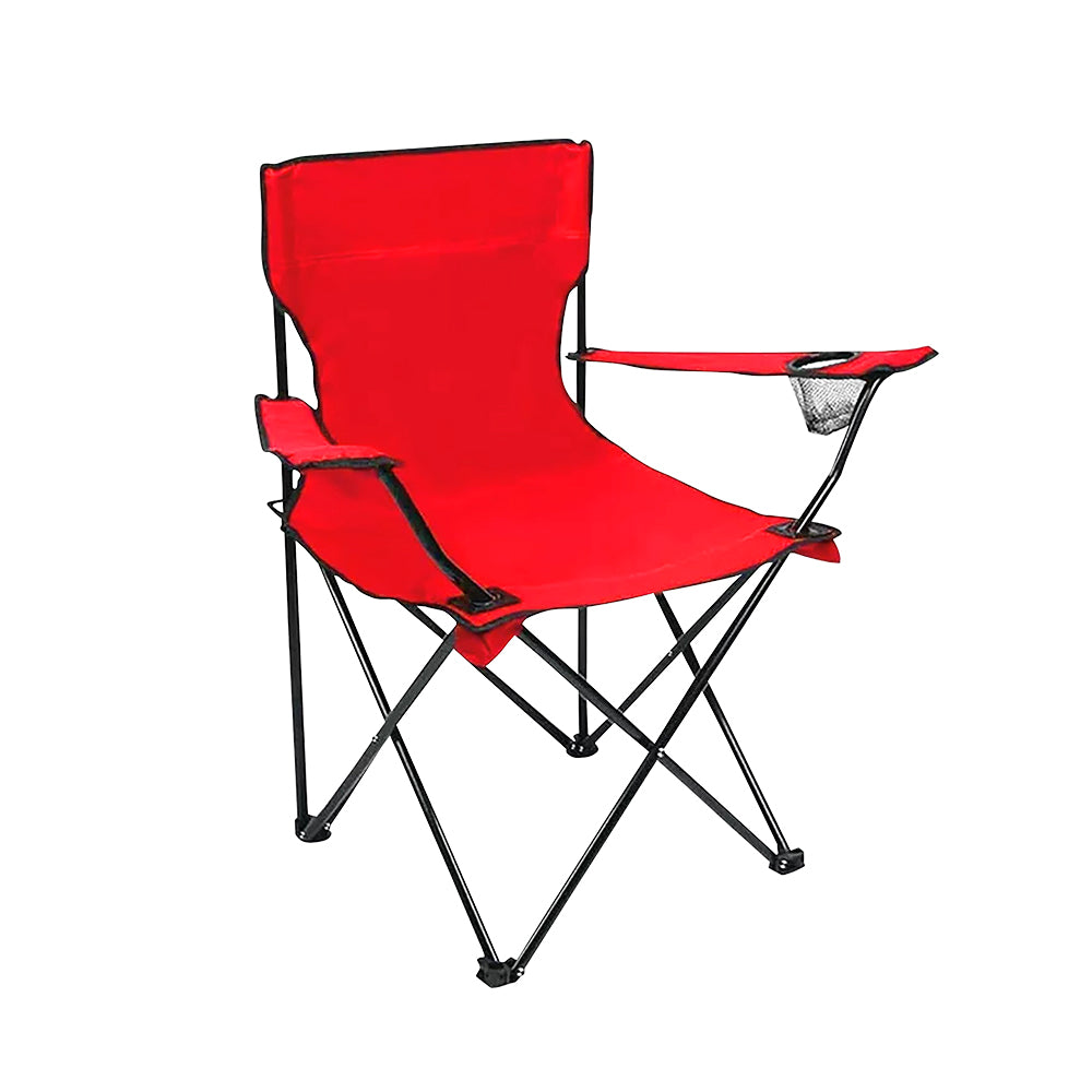 SILLA PLEGABLE DE CAMPISMO COLOR ROJO