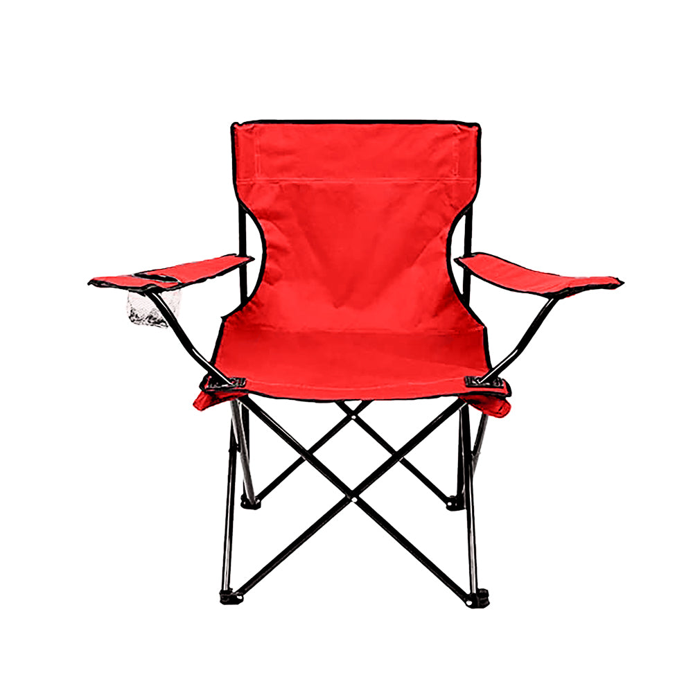 SILLA PLEGABLE DE CAMPISMO COLOR ROJO
