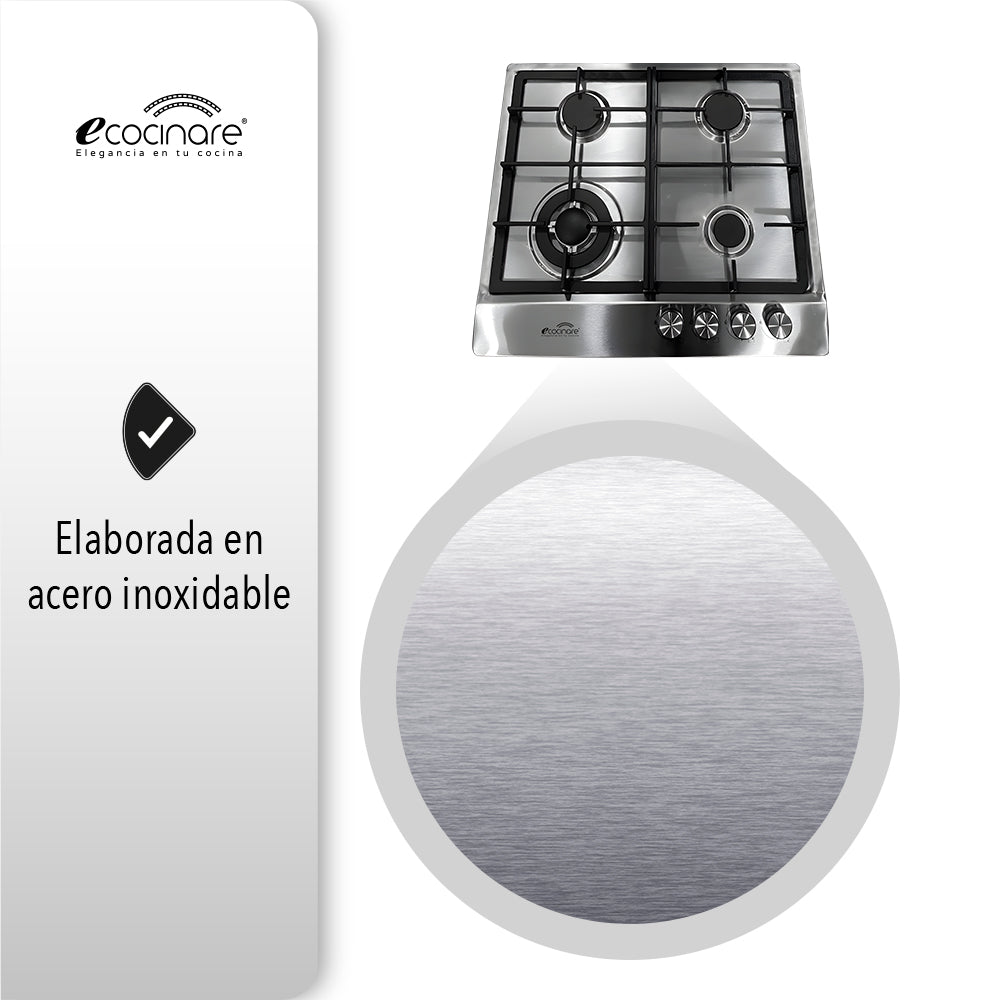 PARRILLA DE GAS EMPOTRABLE