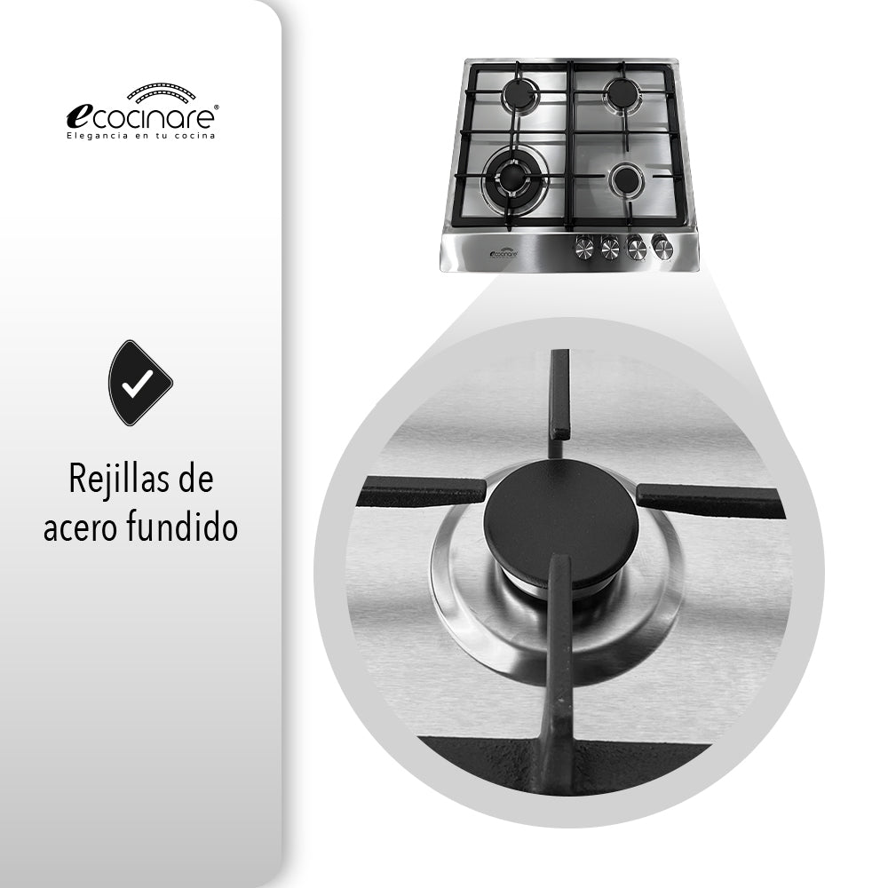 PARRILLA DE GAS EMPOTRABLE